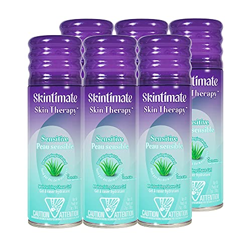 Skintimate Skin Therapy Moisturizing Shave Gel for Women with Vitamin E, Aloe...