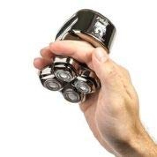 Skull Shaver Pitbull Platinum Pro Electric Head Shaver for Men with Bonus CR-...