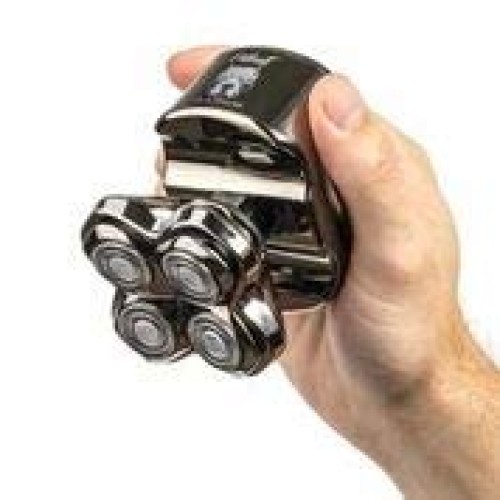 Skull Shaver Pitbull Platinum Pro Electric Head Shaver for Men with Bonus CR-...