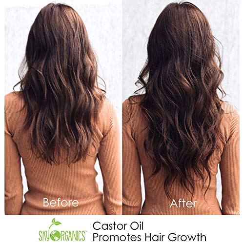 Castor Oil USDA Organic Cold-Pressed (16oz x 2 Pack) 100% Pure Hexane-Free Ca...