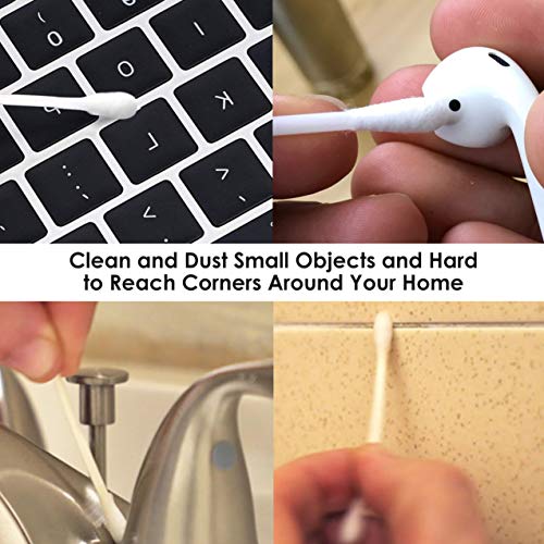 Cotton Swabs Organic by Sky Organics (Large pack of 500 ct.) Natural Cotton B...