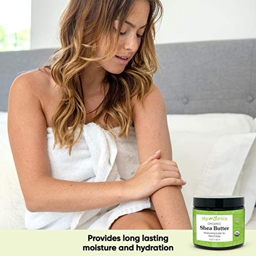 Shea Butter: Unrefined, Pure, Raw Ivory Shea Butter 16oz - Skin Nourishing, M...