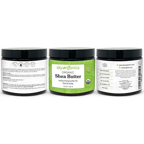 Shea Butter: Unrefined, Pure, Raw Ivory Shea Butter 16oz - Skin Nourishing, M...