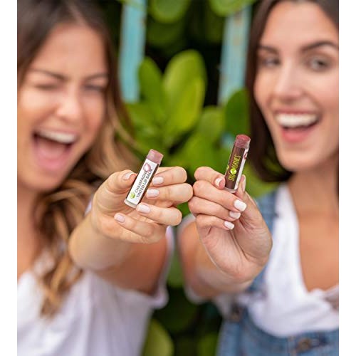 Tinted ** Lip Balm by Sky Organics - 4 Pack Shimmer Color - With Beeswax, Coconu...