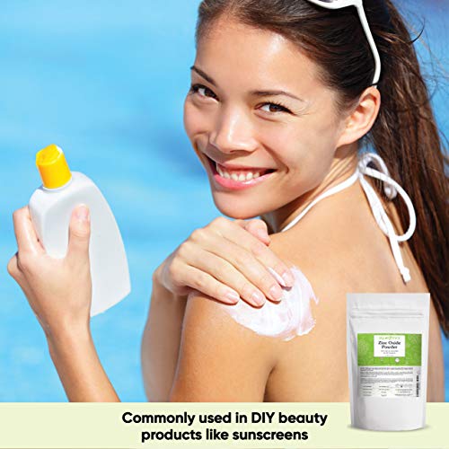 Zinc Oxide Powder by Sky Organics (16 oz) Uncoated Non-Nano Zinc Oxide Minera...