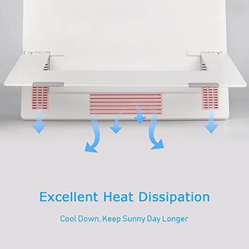 Light Therapy Lamp, 10000 Lux UV-Free Bright White, Adjustable Brightness, Ti...