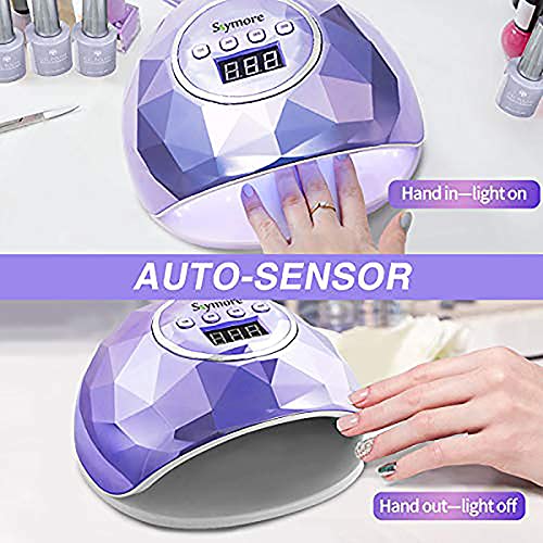 Skymore 86W LED Nail Lamp, Professional Nail Dryer with 4 Timer Setting, Port...