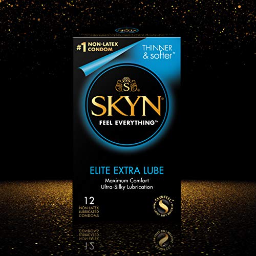 SKYN Elite Extra Lubricated Condoms, 12 Count