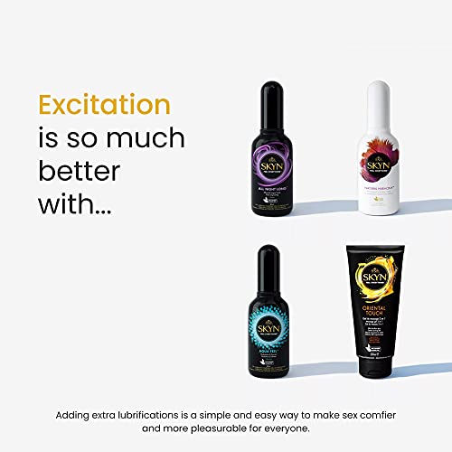 SKYN Excitation Non-Latex Lubricated Condoms, 12 Count