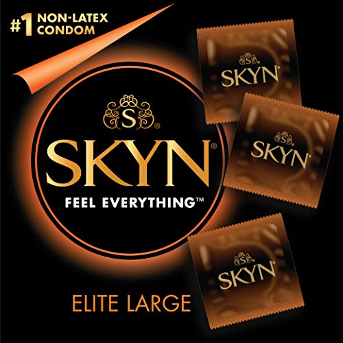 SKYN Polyisoprene Large Condoms, Natural, 12 Count