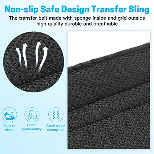 Skyward Padded Bed Transfer, Gait Belt,24 inchx12 inch Transfer Sling for Nur...