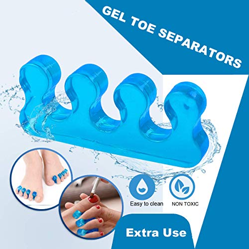 Premium Gel Toe Separators, Spacers & Straighteners, Bunion Correctors for Re...