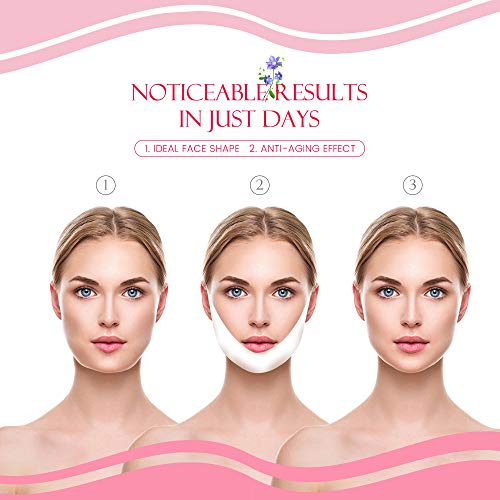 V Line Mask, Chin Up Patch, Double Chin Reducer, V-Shape Lifting Up Face Mask...