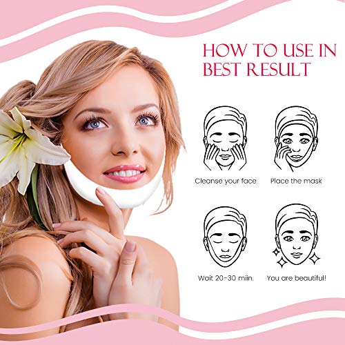 V Line Mask, Chin Up Patch, Double Chin Reducer, V-Shape Lifting Up Face Mask...