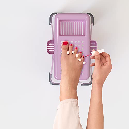 Skywin Shower Shaving Foot Rest - Plastic Shower Stool for Shaving Legs, 3 Po...