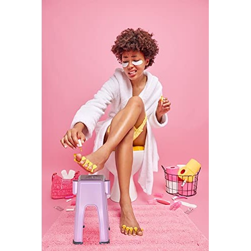 Skywin Shower Shaving Foot Rest - Plastic Shower Stool for Shaving Legs, 3 Po...