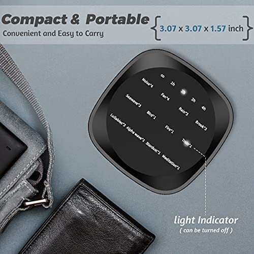 Sleepbox Sound Machines with 36 Volume Levels 5 Timers and Visible Sound Cata...