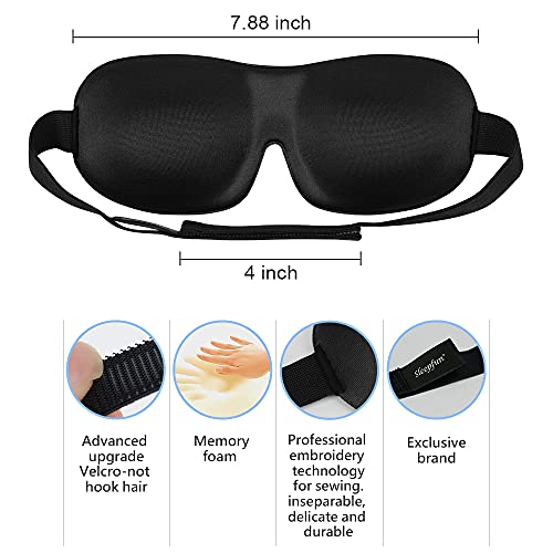 Sleep Mask Sleepfun Invisible Alar Deep Orbit 3D Eye Mask Ultra Lightweight &...