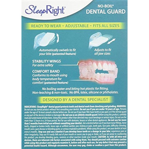 SleepRight Secure-Comfort Dental Guard Mouth Guard To Prevent Teeth Grinding ...