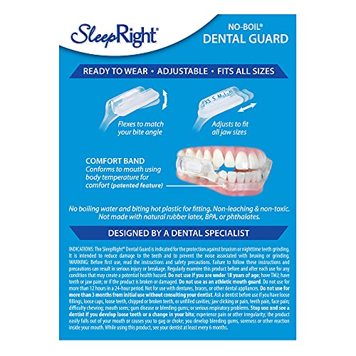 SleepRight® Select No-Boil Dental Guard – Sleeping Teeth Guard – Mouth Guard ...