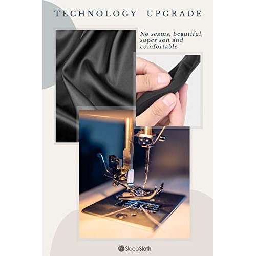 SleepSloth Sleep Eye Mask, 3D Contoured 100% Blackout Eye Mask, Sleep Mask wi...