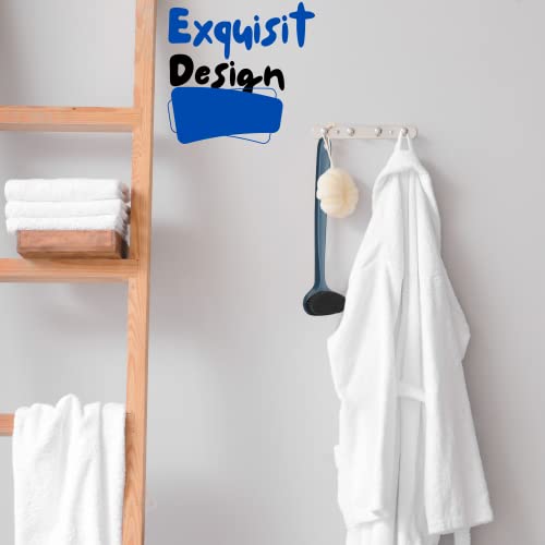 Slick- Back Scrubber for Shower, 14.3”, Shower Back Brush, Body Brush, Body S...