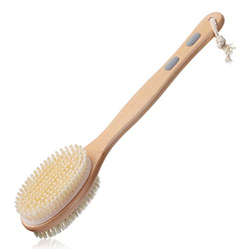 Slick- Shower Brush, Double Sided Brush, Back Scrubber, Bath Brush, Back Brus...