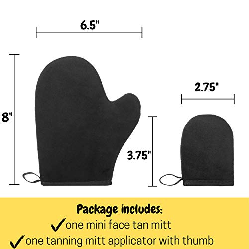Slick- Tanning Mitt, Self Tanning Mitt, Self Tanner Mitt, Face Tanning Mitt, ...