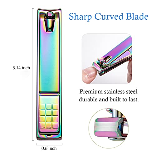 Slivgeld Cuticle Trimmer with Cuticle Pusher, Cuticle Remover Professional St...