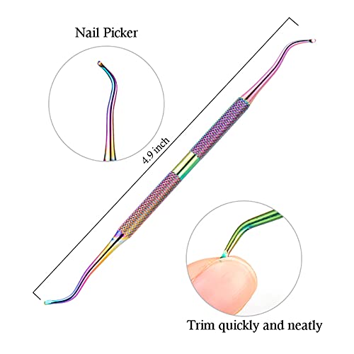 Slivgeld Cuticle Trimmer with Cuticle Pusher, Cuticle Remover Professional St...