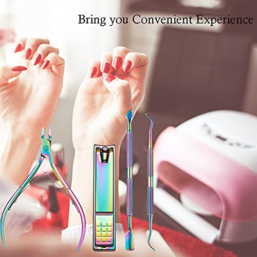 Slivgeld Cuticle Trimmer with Cuticle Pusher, Cuticle Remover Professional St...