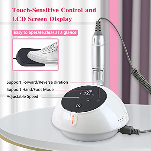 slrugci 30,000RPM Professional Nail Drill Machine Electric Nail Drills for Ac...