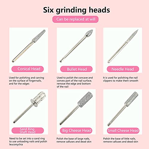 slrugci 30,000RPM Professional Nail Drill Machine Electric Nail Drills for Ac...