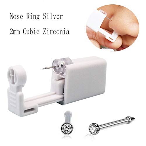 Self Nose Piercing Gun Self Nose Piercing Gun Kit Safety Nose Piercing Gun Ki...