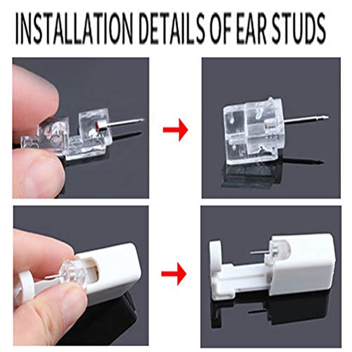 Self Nose Piercing Kit Disposable Sterile Ear Nose Piercing Kit Tool with 20G...