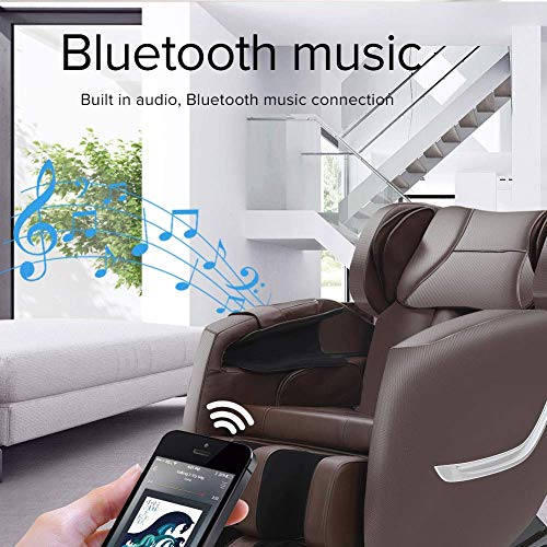 Full Body Electric Zero Gravity Shiatsu Massage Chair with Bluetooth Heating ...