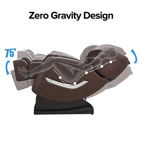 Full Body Electric Zero Gravity Shiatsu Massage Chair with Bluetooth Heating ...