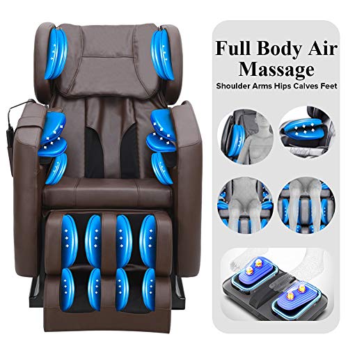 Full Body Electric Zero Gravity Shiatsu Massage Chair with Bluetooth Heating ...