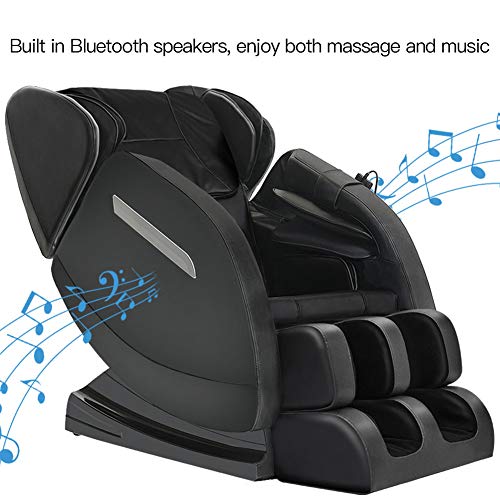 SMAGREHO Massage Chair Recliner with Zero Gravity, Full Body Air Pressure, Bl...
