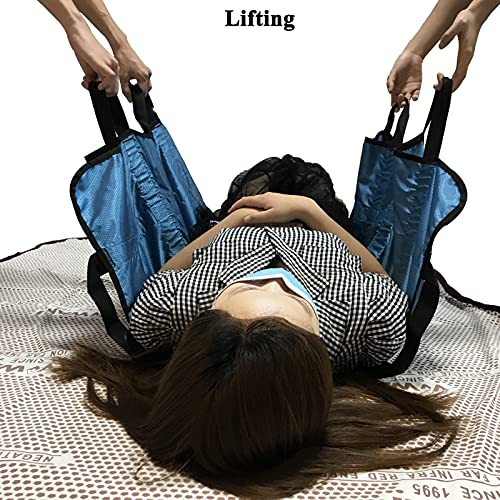 Positioning Bed Pad with Handles 43" X 36" Incontinence Mattress Bedding Prot...