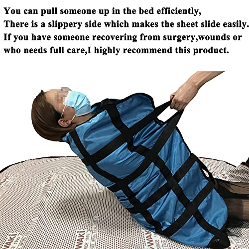 Positioning Bed Pad with Handles 43" X 36" Incontinence Mattress Bedding Prot...