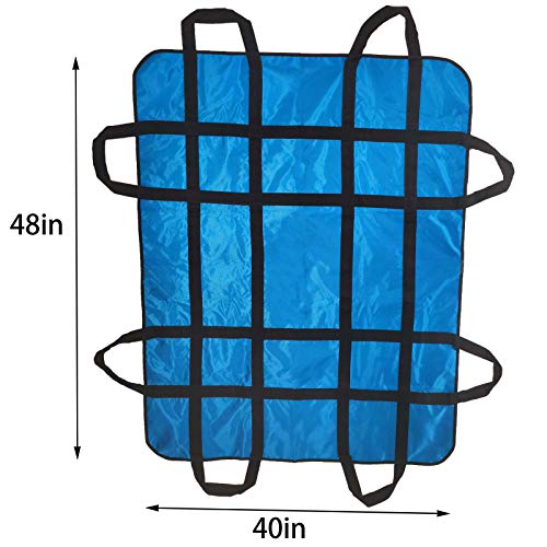 Positioning Bed Pad with Handles 48" X 40" Incontinence Mattress Bedding Prot...