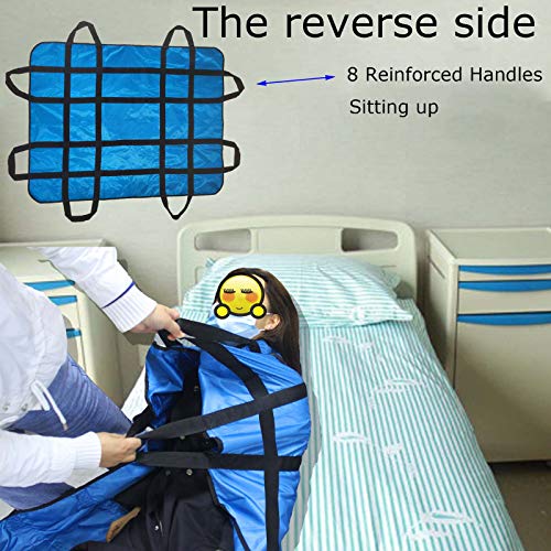 Positioning Bed Pad with Handles 48" X 40" Incontinence Mattress Bedding Prot...