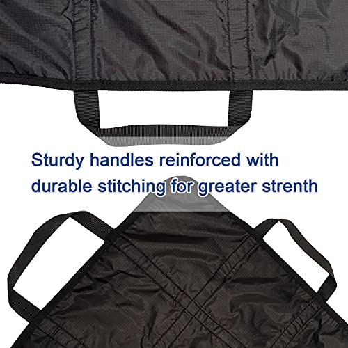 Positioning Bed Pad with Handles 55" X 36" Slide Sheet Elderly Lifting Device...