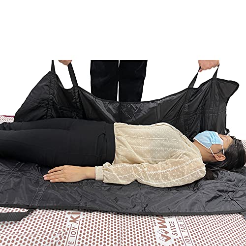 Positioning Bed Pad with Handles 55" X 36" Slide Sheet Elderly Lifting Device...