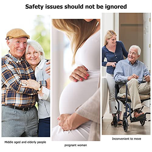 16 Inch Shower Grab Bar Black 304 Stainless Steel Bathroom Balance Bar Safety...