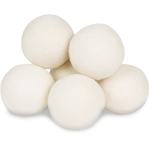 Wool Dryer Balls - Smart Sheep 6-Pack - XL Premium Natural Fabric Softener Aw...
