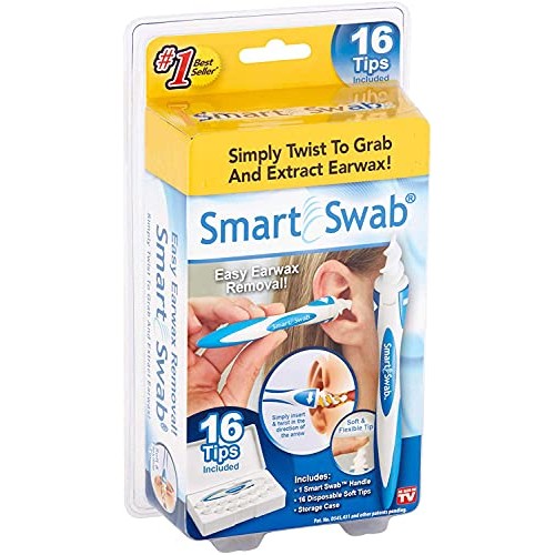 SMART SWAB Spiral Ear Cleaner. Safe Ear Wax Removal Kit