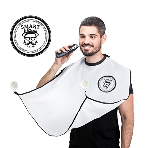 SMART TRIM Beard Catcher for Shaving - Non-Stick Material Beard Apron for Men...