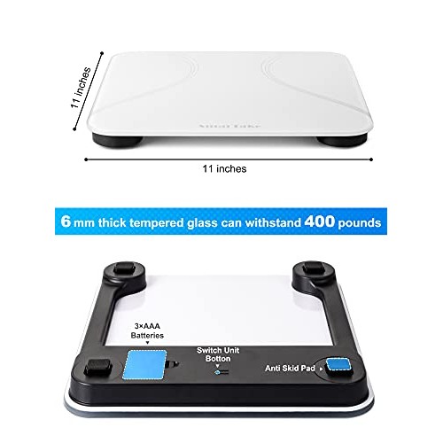 SMARTAKE Weight Scale, Precision Body Bathroom Scale, Digital Electronic Scal...